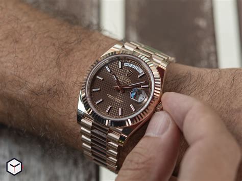 rolex day date chocolate face|rolex day date chrono24.